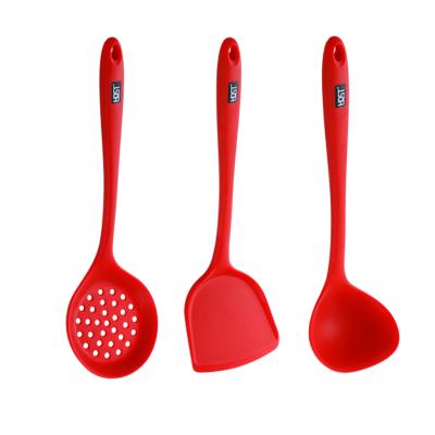 China Novelty Kitchen Utensils Kitchen Stocked Seamless Utensil for Cooking, Baking, Sauteed Red 2022 New Year Gifts for sale