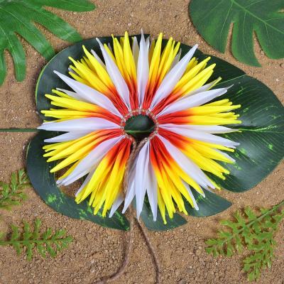 China Paradise Sunflower Hair Braid Hawaiian Dancing Party Flower Hair Clip Festival Performance Decoration Flower Hair Claw 4color Artificial Silk Bird 11cm for sale