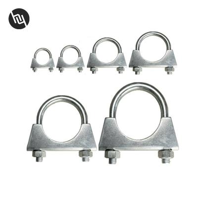 China Heavy Duty Galvanized Steel Pipe Clamp for sale