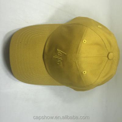 China COMMON 100% Cotton Baseball Cap Custom 6 Panel Embroidery Dad Hat for sale