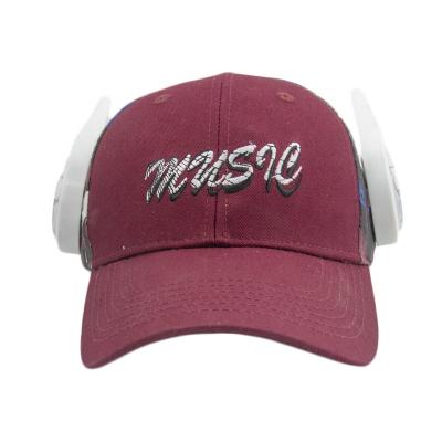 China Custom Printed COMMON Embroidery Cotton Refillable Multifunctional Hat Listen Music Hat Make Call Hat Baseball Cap for sale