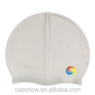 China Simple Personalized Silicone Swim Cap Multi Color Swimming Caps for sale