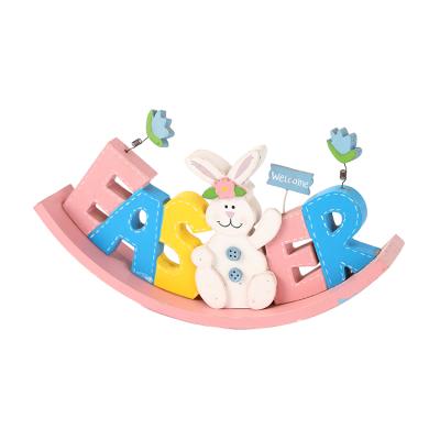 China Desktop Ornaments Fashionable and Cute Easter Bunny Holiday Indoor Holiday Decor for sale