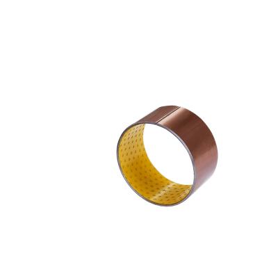 China Steel Back Sintered Bronze POM Bushing Composite Plain Split for sale