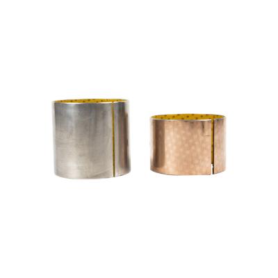 China Steel Back Sintered Bronze POM Bushing Composite Plain Split Bearing for sale