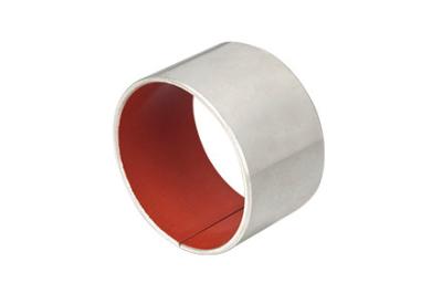 China Steel Bronze Red Polymer Plain Bearings Split Bushes Tin / Copper Made To Order for sale