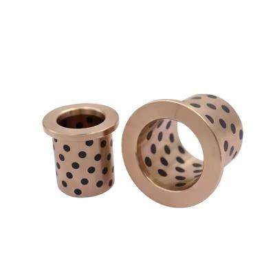 China Bronze High Tensile Oilless Bushes SPFG Thrust Bushings Equivalent for sale