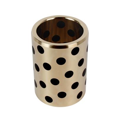 China Solid Lubricated Graphite Copper Bushing Oil Free Bushing Outer Diameter 60 Inner Diameter 50 for sale