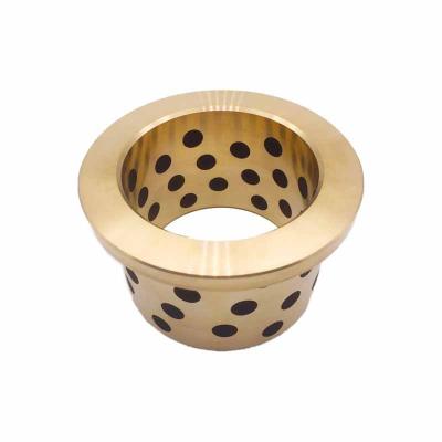 China Flange Bronze Sintered Slide Bearing With Self Lubrication for sale