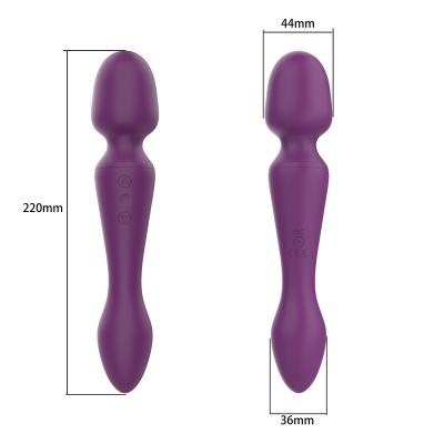 China Soft Silicone+ABS Heating AV Vibrator Magic Wand Massager Dildo Vibrator Dildo Vibrator G Spot Soft Waterproof Clitoris Stimulator Adult Sex Toys For Woman for sale