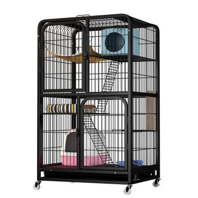 China Breathable Solid Aluminum Metal Cage Modular Dog Cage 96in Heavy Duty Large Dog Cat Cages for sale