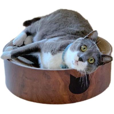 China Cat Scratching Post Viable for the Comfy Cat Scratcher Bowl Floor for sale