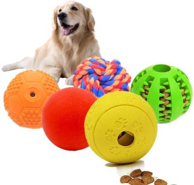 China Washable Pet Chew Toy Dog Puzzle Toys Dog Squeaky Balls Food Treat Dispensing Toys for sale