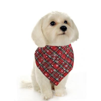 China Wholesale Viable Dog Turban Turban Custom Christmas Pet Turban-Plaid Hoot+Co Christmas Pet Clothing Apparel for sale