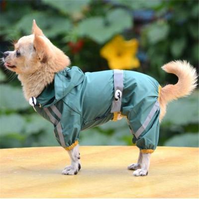 China Sustainable Dog Raincoat Clothes For Small Dogs Pet Rain Coats Jacket Puppy Raincoat Yorkie Chihuahua Clothes Pet Products for sale