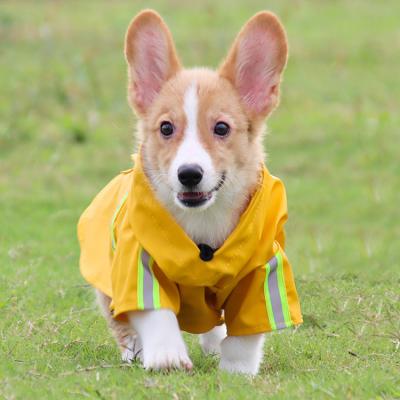 China Wholesale Custom Viable Summer Luxury Outdoor Waterproof Dog Clothes Pet Raincoat Dog Raincoat Manufacturer for sale