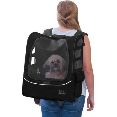 China Breathable Folding Transport Dog Carrier With Lever Transport Portable Travel Pet Carrier for sale