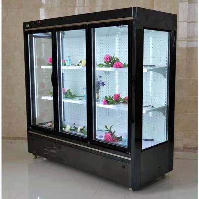 China Single-Temperature Factory Colors and Custom Sizes of Flower Display Refrigerators for sale