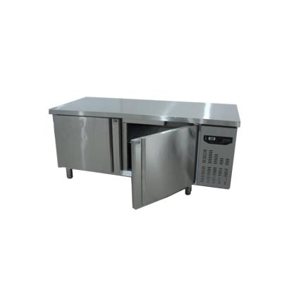 China 2020 Electronic Commercial Single-temperature Custom Kitchen Stainless Steel Cabinets Refrigerator for sale