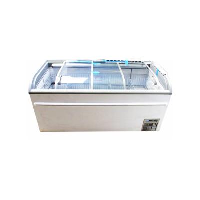 China Single-temperature Single-temperature Single-temperature Supermarket Combined Island Chest Freezer Refrigerator Display Cooler ISO Single-temperature for sale