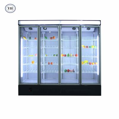 China Custom Glass Single-Temperature Door Energy Beverage Beverage Display Cabinet Fridge for sale