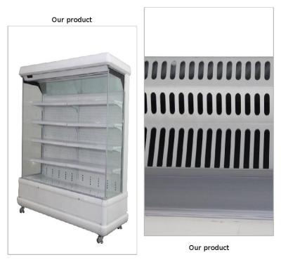 China Single-temperature Multi-deck Custom Open Commercial Display Refrigerator Chiller Showcase for sale