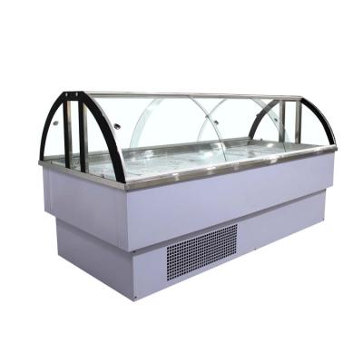 China Single-temperature Custom Deli and Counter Fresh Food Refriger Display Meat Showcase Cooler zu verkaufen