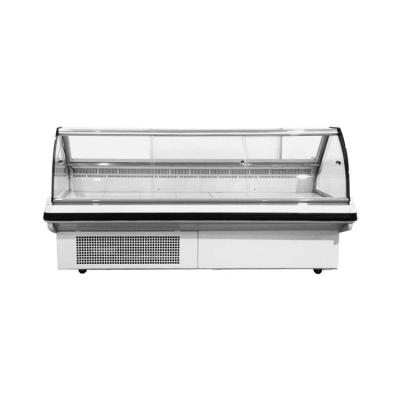 Cina Commercial Deli Display Fridge Showcase Single-Temperature Butcher Bottom Storage Cooler in vendita