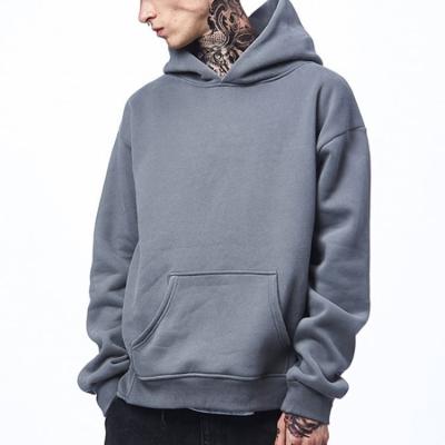 China Factory Price Wholesale Men Anti-Shrink Sweatshirt Cotton Heavy Streetwear Hoodie for sale