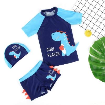 China 2021 New Design Breathable Boy Children Swimming Trunk Beach Wear Swimwear Sets for sale