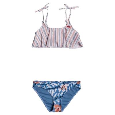 China 2021 New Arrival Private Label Antibacterial Bikini Set Custom Kids Girl Swimwear for sale