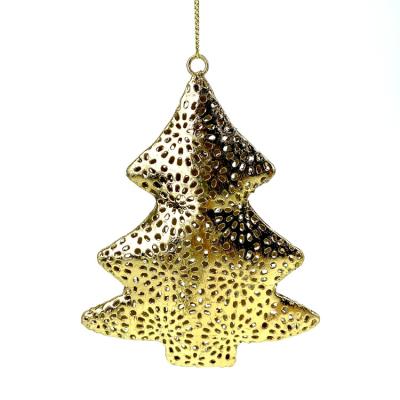 China Outdoor Manufacturers Supply Creative Metal Christmas Tree Ornaments Characteristic Christmas Ornaments for sale