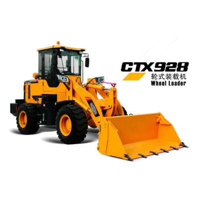 China 1.8 Ton Capacity CTX928 New Wheel Loader 0.9m3 for sale