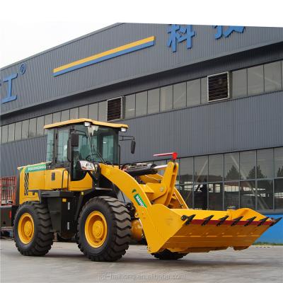 China CE Chinese 1.8cbm 3 Ton Front End Loader With Joystick And Fork 1.7m3 for sale