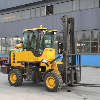 China CTX30 rough terrain forklift 3000kg 4.5m dump distance for sale