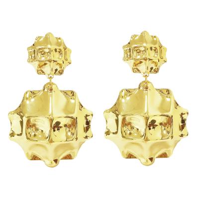 China Romantic African Gold Plated Back Earrings E308 Wholesale Brazilian Turtle Wedding Jewelry Earrings Jewelry for sale