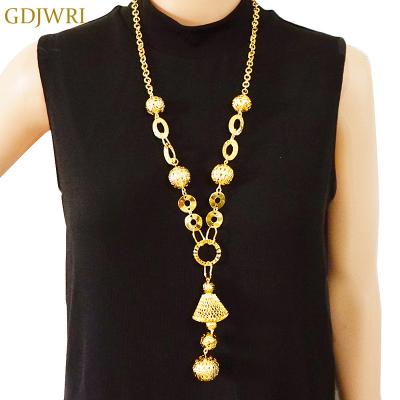 China GDJWRI N50 CLASSIC 18k Gold Necklace Mens Womens Long Chain Custom Chain for sale