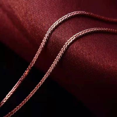 China Best Quality CLASSIC NECKLACES Personalized Wholesale Women's Shenzhen Jewelry 18k Gold Filled Real Necklace Chain for sale