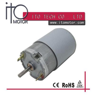 China High Torque Diameter 35.8mm Drip Proof DC Motor Spindle With Knurling Brush Motor for sale