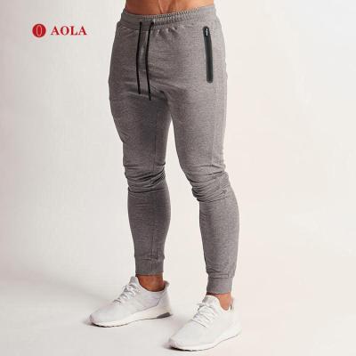 China Breathable Gym Custom Sports Fitness Tights Compression Jogger AOLA Jogger Gaiters Pants For Men for sale