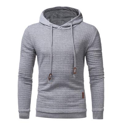 China Anti-Wrinkle White Polyester Blended Wholesale Men's Hoodies And Sweatshirts Hooded Gym Fitness Sporty Oversized Basic Pullover for sale