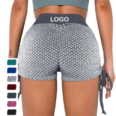 China Mesh Compression Sports Tights Workout Breathable Wholesale Custom Gaiters High Waist Shorts Yoga Gym Shorts Crac! crack! for women for sale