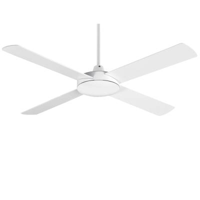 China 4 Plywood Blades 52 Inch Ceiling Fan With Light And Remote Control for sale