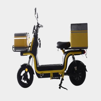 China CE Approval Standard Fat Tire Electric Motorcycle Long Range Hybrid Food Delivery Bike for sale