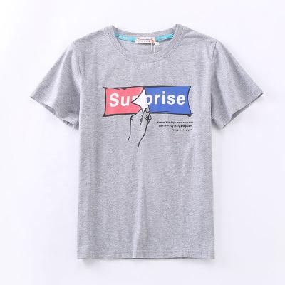 China Summer QUICK DRY casual cotton fashion hot sale printed kids T-shirt for sale