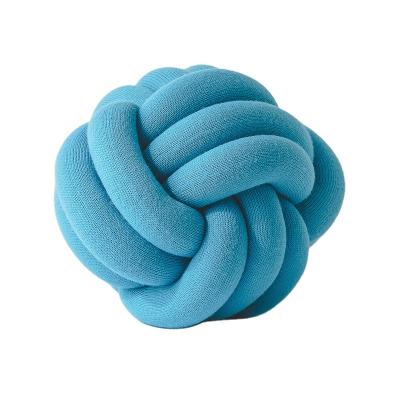 China Kingcason High Quality Anti-static Blue Soft Pillow Anti-Wrinkle Thick Home Decoration Kids Sofa Cute Flower Cushion for sale