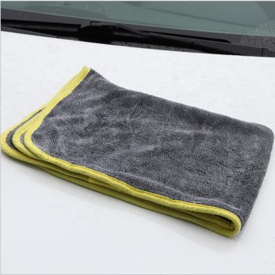 China Wholesale Microfiber Factory Supply Water Absorption Microfiber Twist Loop Car Wash Towel for sale