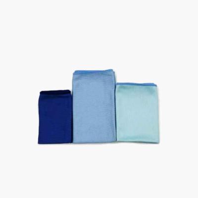 China Manufacturer Supply Microfiber Glass tablet, mirror, window cleaning car wash towel for sale