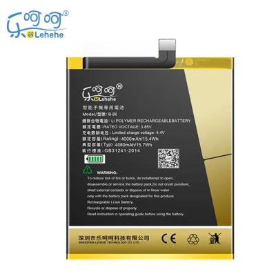 China Original Mobile Phone Battery B-B0 For BBK VIVO Xplay 6 4000mAh Smartphone Replacement Batteries LEHEHE Brand for sale