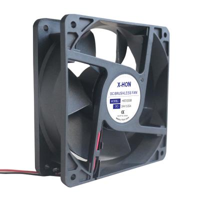 China Building Material Shops Hot Sale 12038 Fans&Cooling 120x120x38mm Ball Bearing DC 12V 24V 48V Axial Airflow Fan High For 3D Printer Cabinet Cooling for sale